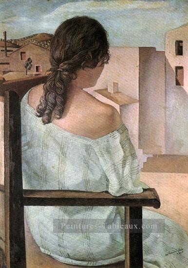 La chica de atrás 1925 Cubismo Dada Surrealismo Salvador Dali Pintura al óleo